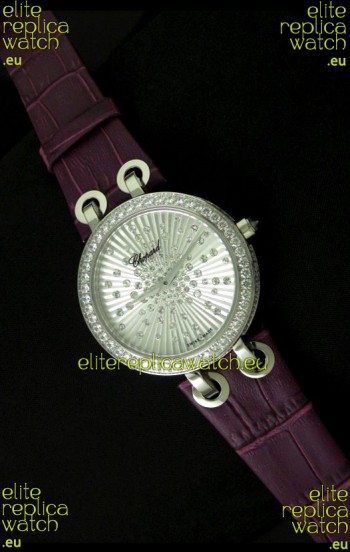 Chopard Xtravaganza Ladies Ladies Japanese Replica Watch in Diamond Bezel