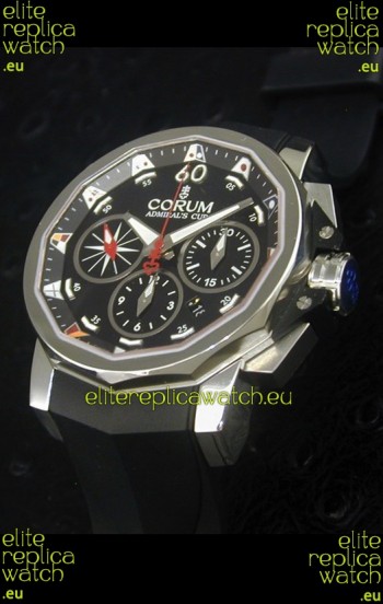 Corum Admiral's Cup Challenge Swiss Replica Watch in Black Dial