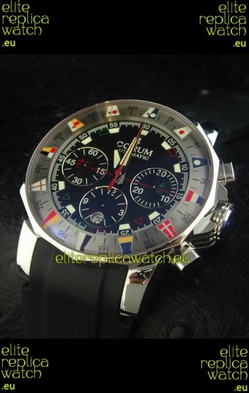 Corum Admiral's Cup Challenge Swiss Replica Watch in Black Dial