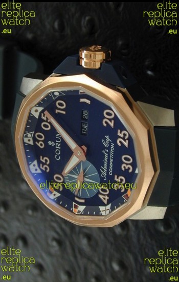 Corum Admiral's Cup Competition Swiss Replica Watch in Blue Dial