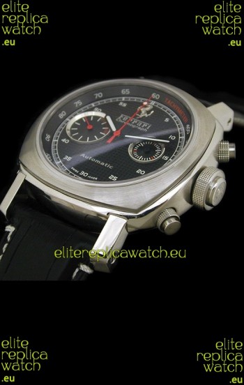 Ferrari Granturismo Swiss Replica Watch in Black Dial