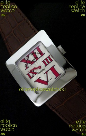 Franck Muller Geneve Infinity Japanese Special Watch in Red Markers
