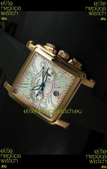 Franck Muller King Conquistador Cortez 10000 Rose Gold Swiss Replica Watch