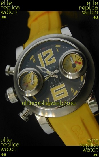 Graham Chronograph Swordfish Swiss Replica Watch in Black Dial