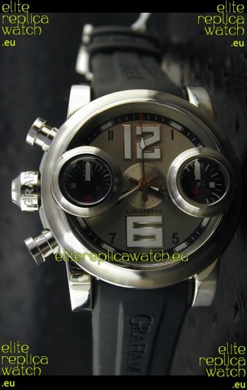 Graham Chronograph Swordfish Swiss Replica Watch in Light Grey Dial