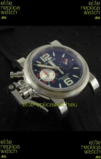 Graham Chronofighter Oversize Swiss Replica Watch in Black Dial