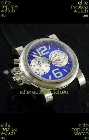 Graham Chronofighter Oversize Swiss Replica Watch in Black Dial