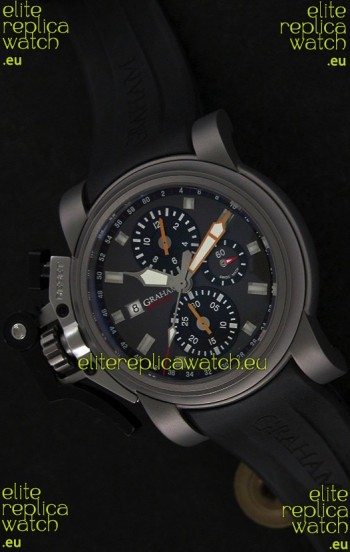 Graham Chronofighter Swiss Replica Watch in Grey Dial