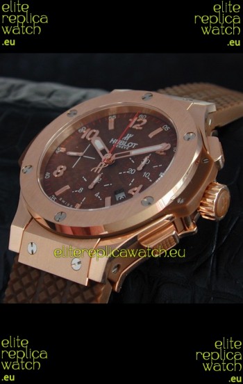 Hublot Swiss Replica Watch in Brown Dial