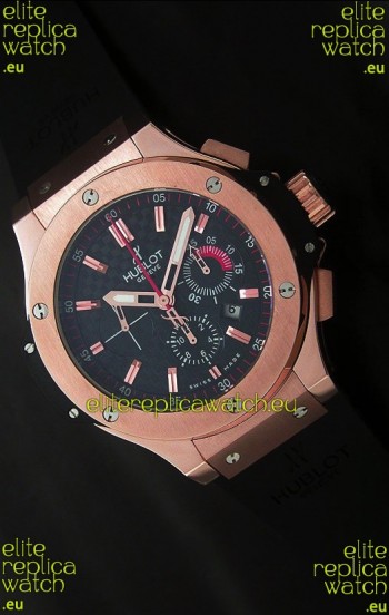 Hublot Big Bang Limited Edition Swiss Replica Watch in Rose Gold Case