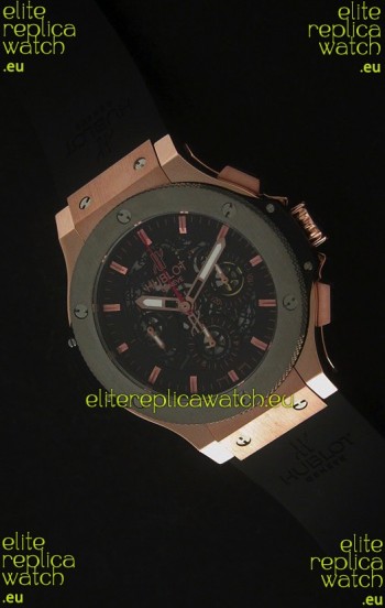 Hublot Big Bang AeroBang Swiss Watch in Pink Gold Case