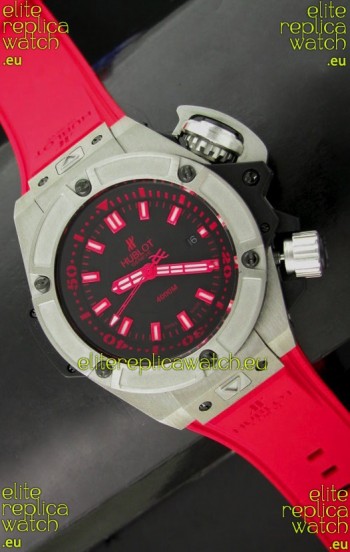 Hublot Big Bang Diver 4000M Swiss Watch in Red 