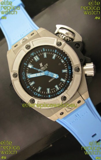 Hublot Big Bang Diver 4000M Swiss Watch in Blue 