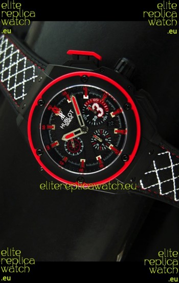 Hublot Big Bang Dwayne Wade Edition Swiss Replica Watch Black Strap