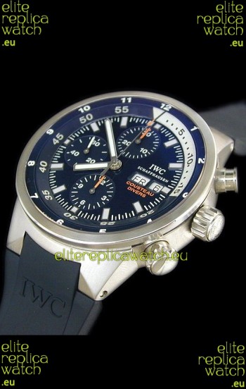 IWC Cousteau Divers Replica Watch in Dark Blue