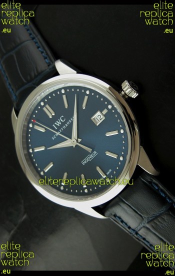IWC Schaffhausen Ingenuier Vintage Swiss Replica Automatic Watch in Black Strap