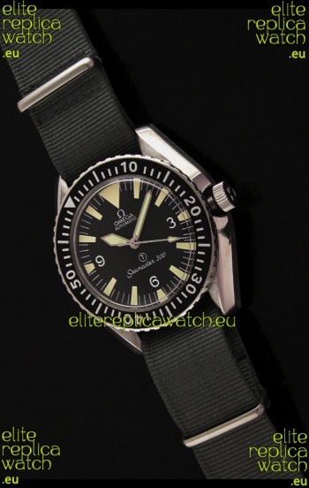 Omega Seamaster 300 Military Swiss Watch in Steel