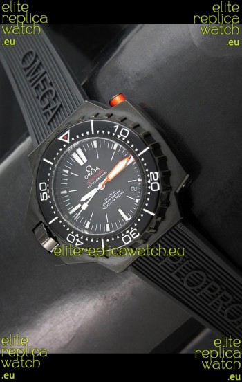 Omega Seamaster Ploprof Swiss Watch in Black Strap