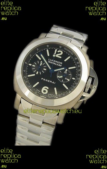 Panerai Luminor Tantalium Swiss Lemania Watch in Steel