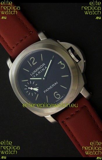 Panerai Luminor Marina Swiss Watch in Black Dial