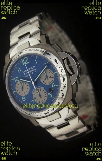 Panerai Luminor Regatta Swiss Watch in Blue Dial