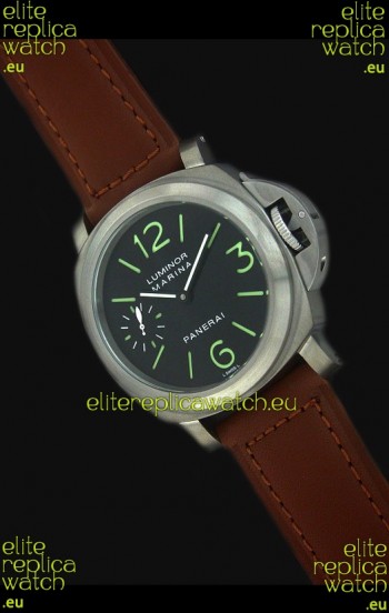 Panerai luminor marina Titanium Casing Swiss Watch