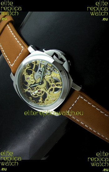 Panerai Luminor Skeleton Dial Swiss Watch