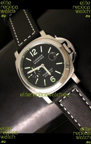 Panerai Luminor Marina Swiss Automatic Watch in Black Dial