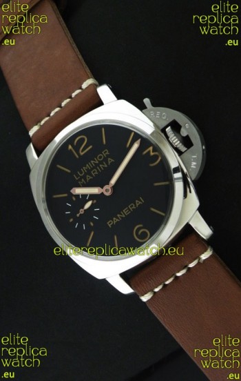 Panerai Luminor Marina Swiss Watch - 47MM in Brown Strap