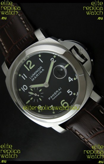 Panerai Luminor Marina PAM164 Swiss Automatic Replica Watch in Brown Strap - 1:1 Mirror Replica