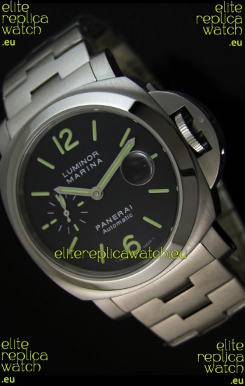 Panerai Luminor Marina PAM299K Swiss Watch in Steel Strap
