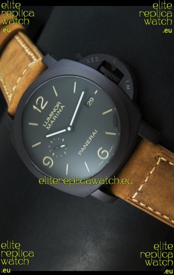 Panerai Luminor Marina 1950 PAM386 Composite DLC Swiss Replica Watch