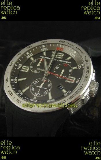 Porsche Design Flat Six P'6320 Japanese Watch in Grey 