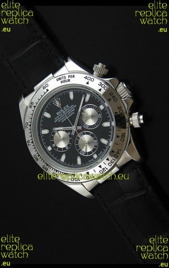Rolex Daytona Japanese Replica Steel Watch in Silver Subdials