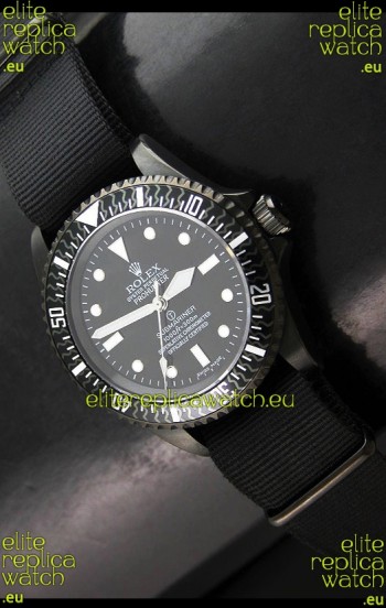 Rolex Pro Hunter Submariner Swiss Replica Watch in Carbon Bezel