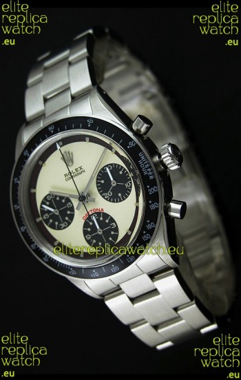 Rolex Cosmograph Daytona Swiss Replica Chronograph Watch in White Dial - 1:1 Mirror Replica