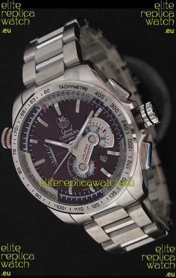 Tag Heuer Grand Carrera Calibre 36  Swiss Chronograph Watch in Brown Dial