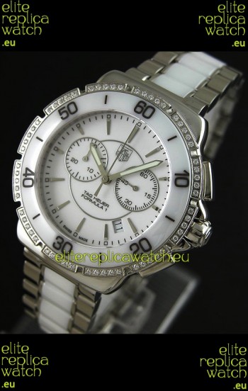 Tag Heuer Formula 1 Chronograph Swiss Replica Ceramic Ladies Watch