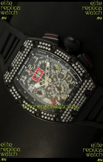 Richard Mille Filippe Massa Edition Titanium Swiss Watch in PVD Case
