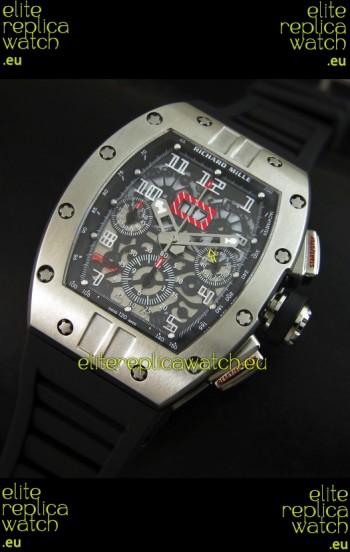 Richard Mille RM011 Filipe Massa Titanium Swiss Replica Watch
