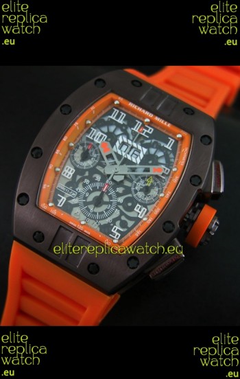 Richard Mille RM011 Filipe Massa PVD Casing Edition Swiss Replica Watch