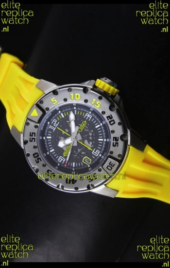 Richard Mille RM028 Automatic Diver's Swiss Replica Watch in Yellow