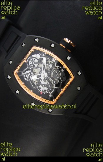 Richard Mille RM055 Bubba Watson Swiss Replica Watch in Golden Indexes