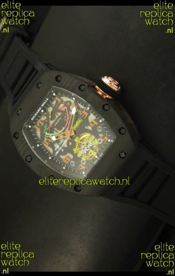 Richard Mille RM036 Jean Todt Forged Carbon Bezel Titanium Watch