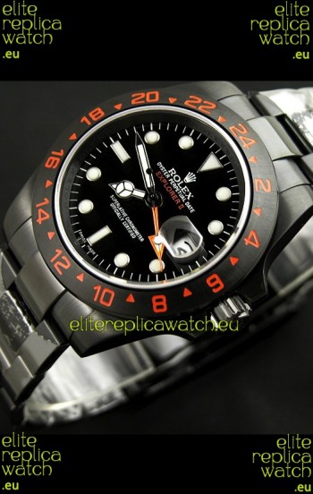 Rolex Explorer II Swiss Replica Automatic Black PVD Watch 