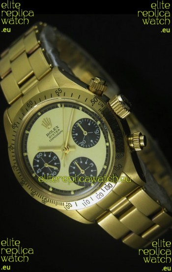 Rolex Daytona 6263 Cosmograph White Dial in Gold Case