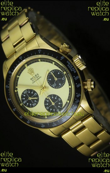 Rolex Daytona 6263 Cosmograph White Dial in Gold Case
