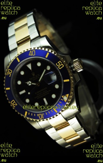Rolex Submariner Swiss Replica Watch in Two Tone Case - Super Luminous Markers