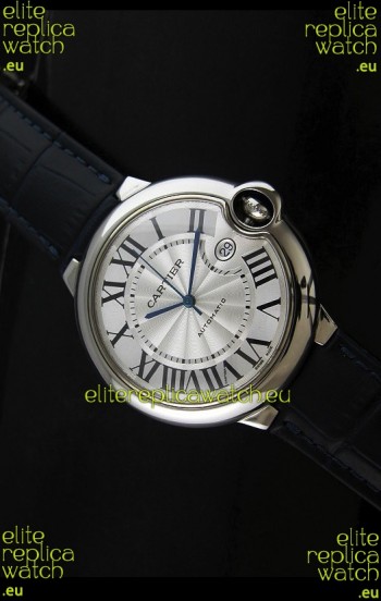 Cartier Pasha de Swiss Replica Automatic Watch in White Dial