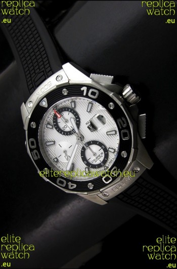 Tag Heuer Aquaracer Calibre 16 Swiss Watch in White Dial